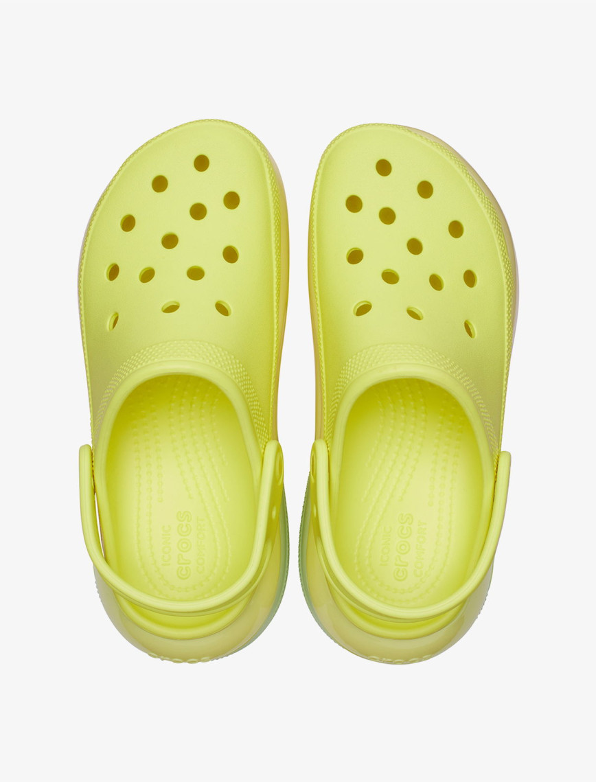 Crocs Classic Mega Crush Kadın Sarı Terlik Crocs Classic Mega Crush Kadın Sarı Terlik