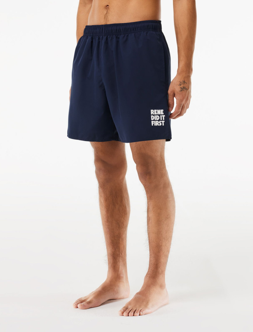 Lacoste Erkek Baskılı Lacivert Mayo Şort Lacoste Erkek Baskılı Lacivert Mayo Şort