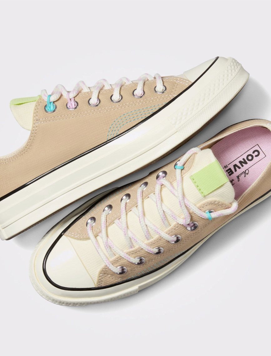 Converse Chuck 70 Cotton Plaid Unisex Bej Sneaker Converse Chuck 70 Cotton Plaid Unisex Bej Sneaker