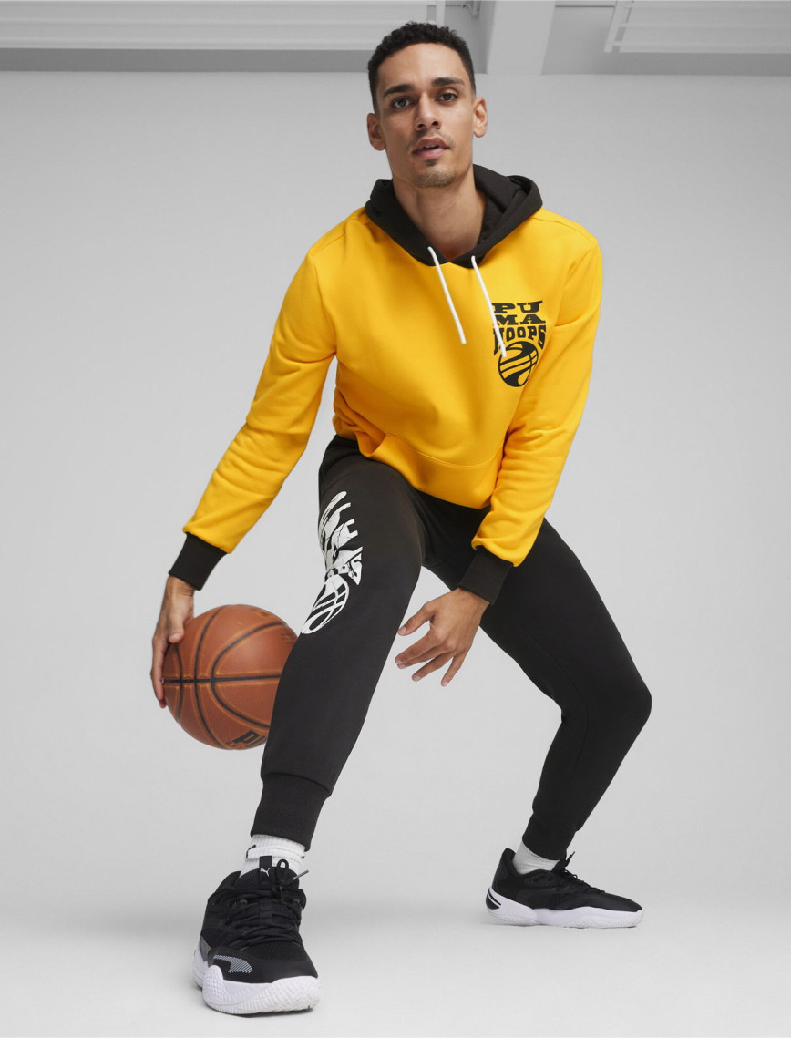 Puma Posterize 2.0 Erkek Sarı Hoodie Puma Posterize 2.0 Erkek Sarı Hoodie