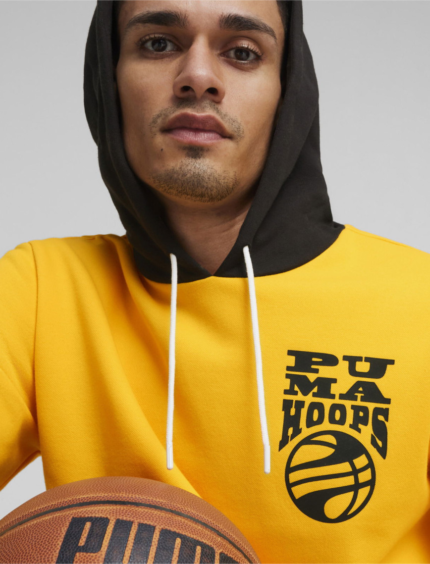 Puma Posterize 2.0 Erkek Sarı Hoodie Puma Posterize 2.0 Erkek Sarı Hoodie