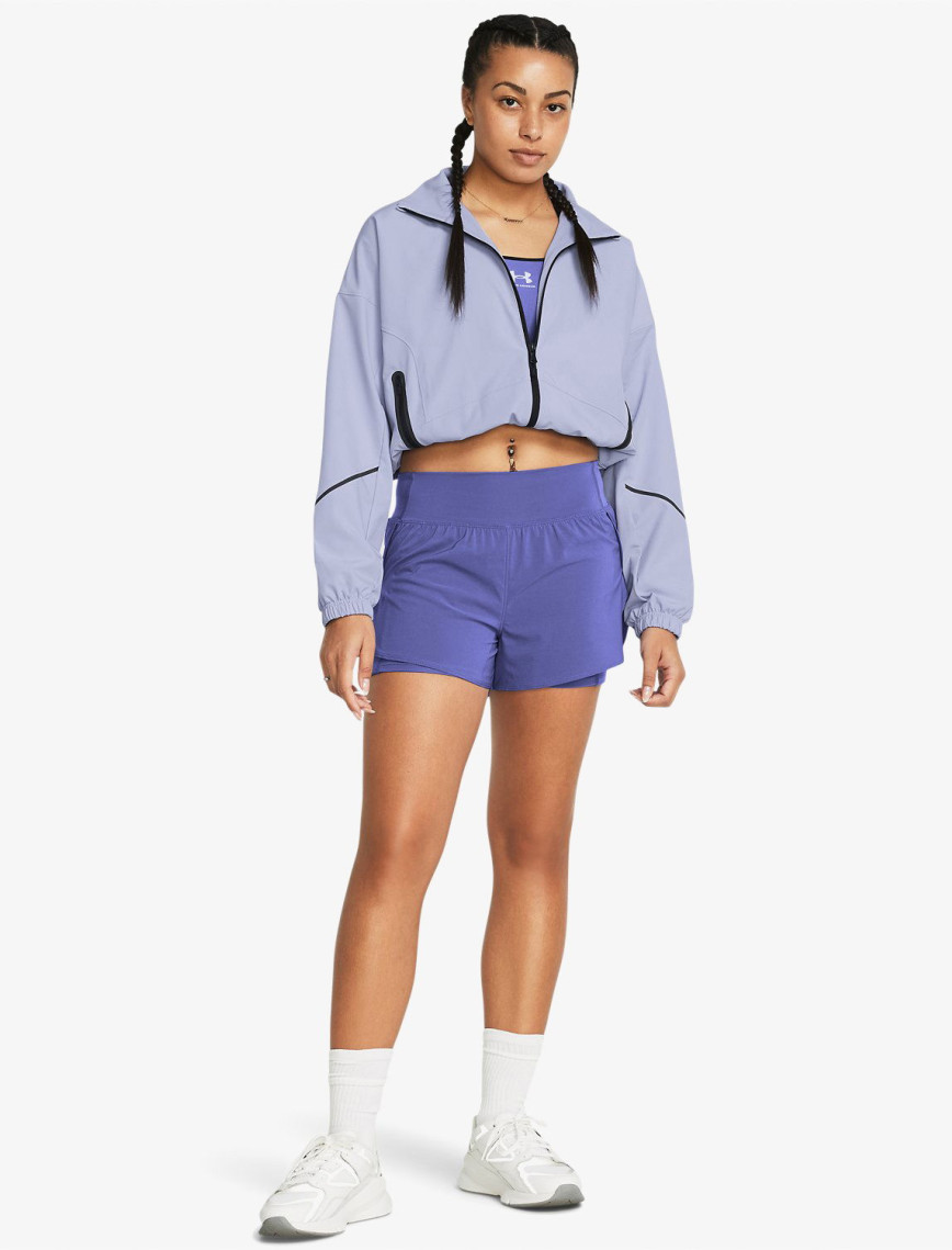 Under Armour Flex Woven 2-in-1 Kadın Mor Şort Under Armour Flex Woven 2-in-1 Kadın Mor Şort