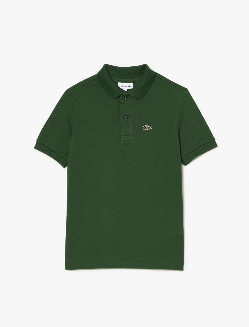 Lacoste Çocuk Regular Fit Yeşil Polo Lacoste Çocuk Regular Fit Yeşil Polo