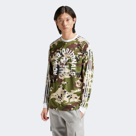 adidas Originals Camo Ls Cali Hf Erkek Beyaz T-Shirt adidas Originals Camo Ls Cali Hf Erkek Beyaz T-Shirt