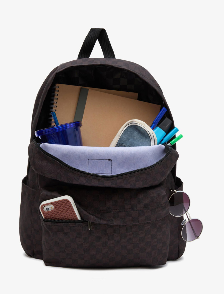 Vans Old Skool Check Unisex Siyah Sırt Çantası