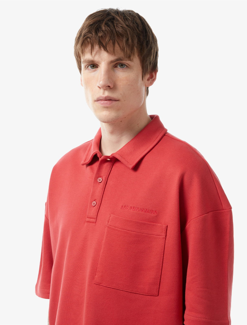 Les Benjamins Essentials 304 Erkek Kırmızı Polo T-Shirt