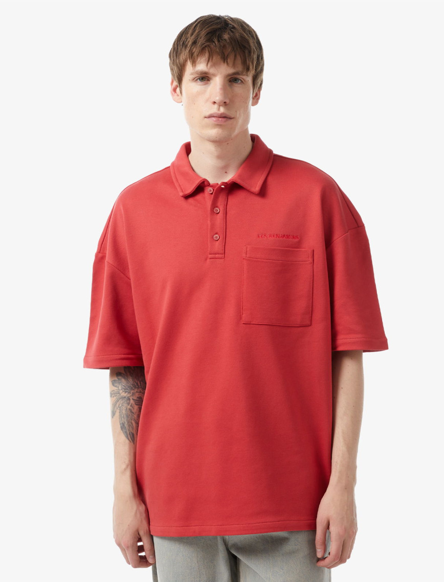 Les Benjamins Essentials 304 Erkek Kırmızı Polo T-Shirt