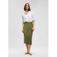 Mavi Keten Karışımlı Yeşil Viskoz Etek 1310521-71855 Mavi Keten Karışımlı Yeşil Viskoz Etek 1310521-71855