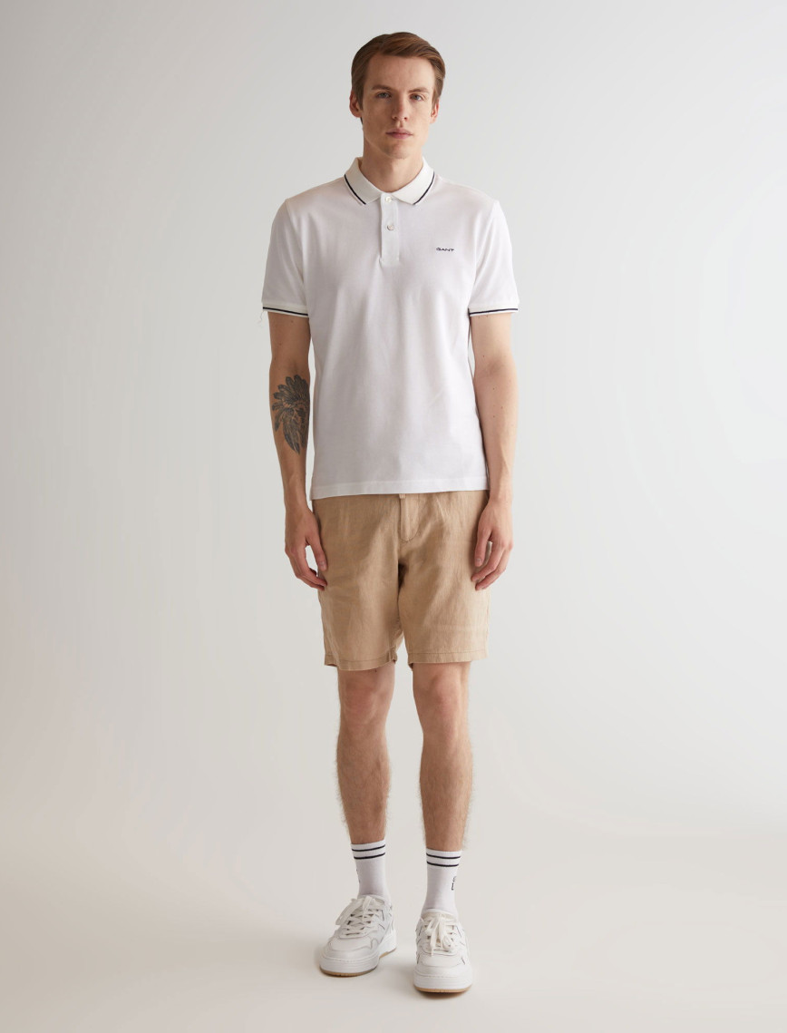 GANT Erkek Beyaz Regular Fit Polo GANT Erkek Beyaz Regular Fit Polo