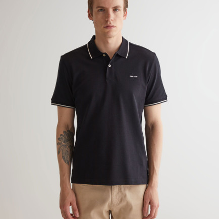 GANT Erkek Siyah Regular Fit Polo GANT Erkek Siyah Regular Fit Polo