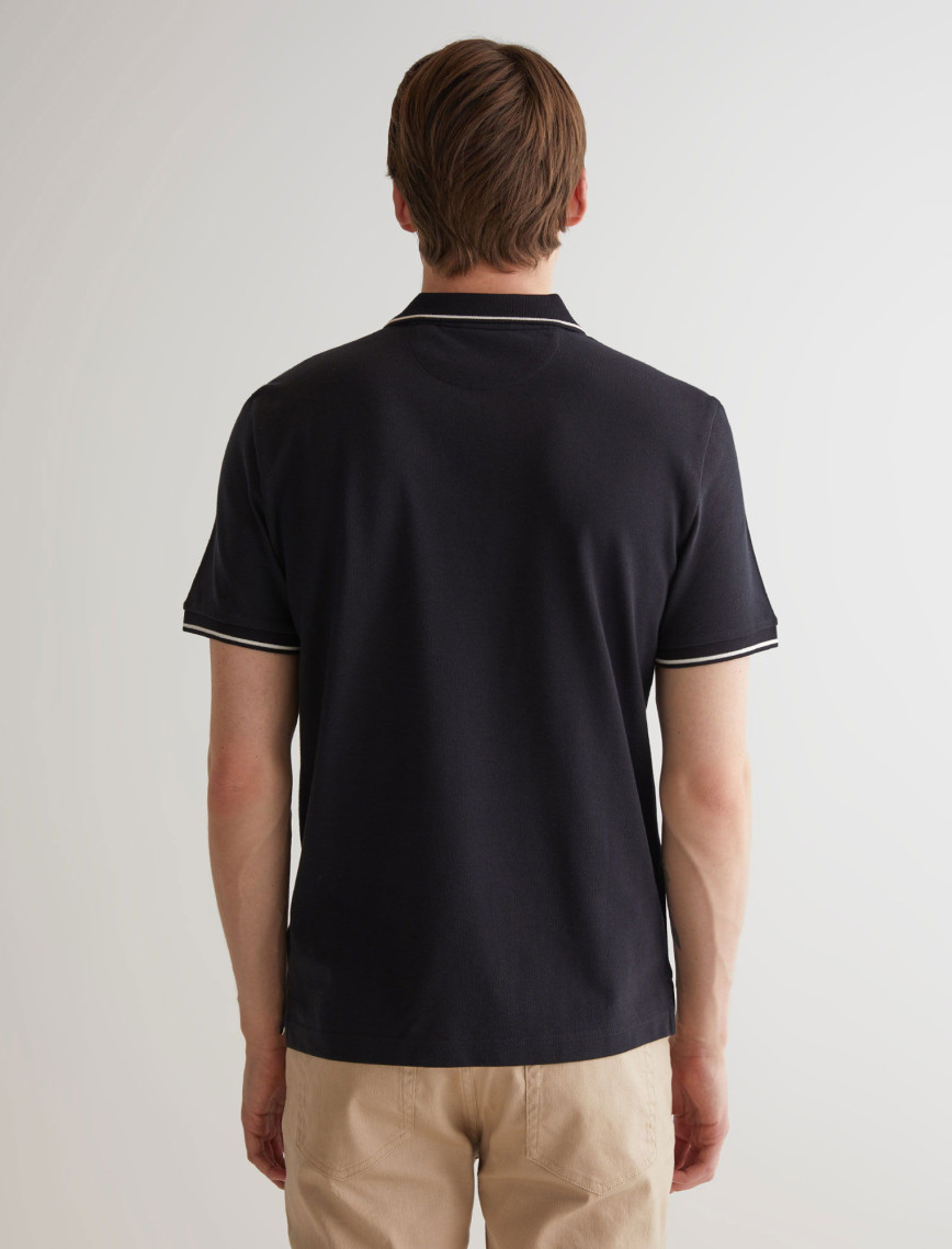 GANT Erkek Siyah Regular Fit Polo GANT Erkek Siyah Regular Fit Polo