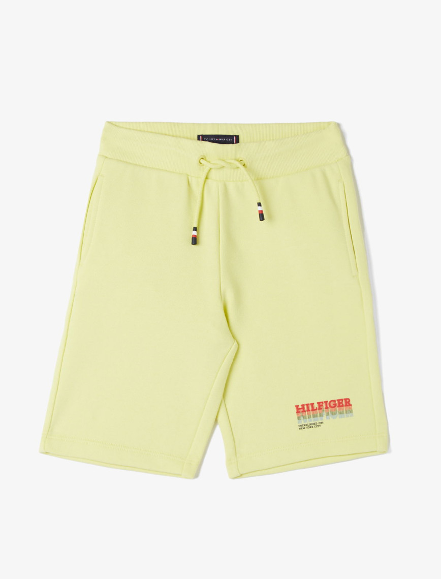 Tommy Hilfiger Fade Erkek Çocuk Sarı Şort