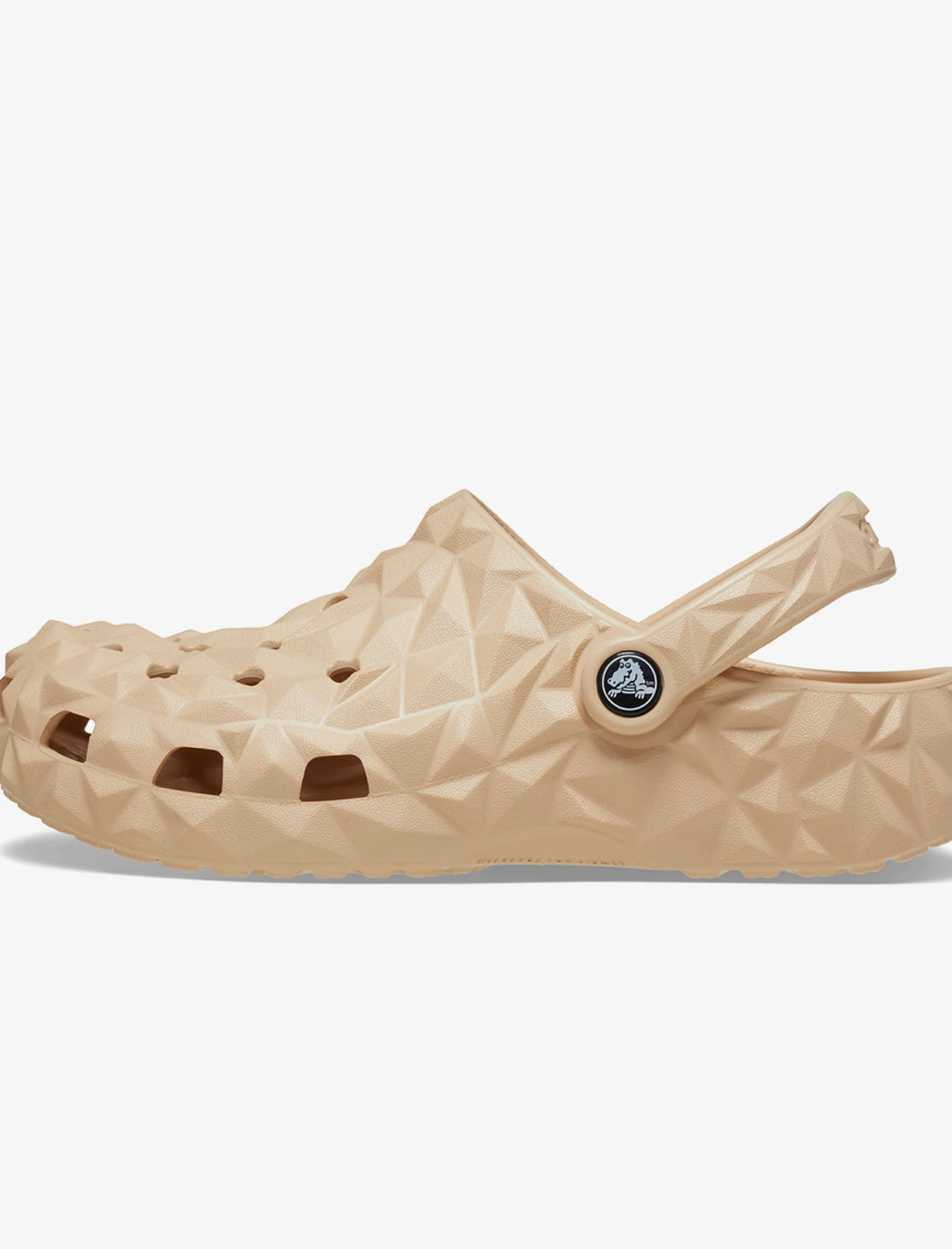Crocs Classic Geometric Kadın Krem Terlik Crocs Classic Geometric Kadın Krem Terlik