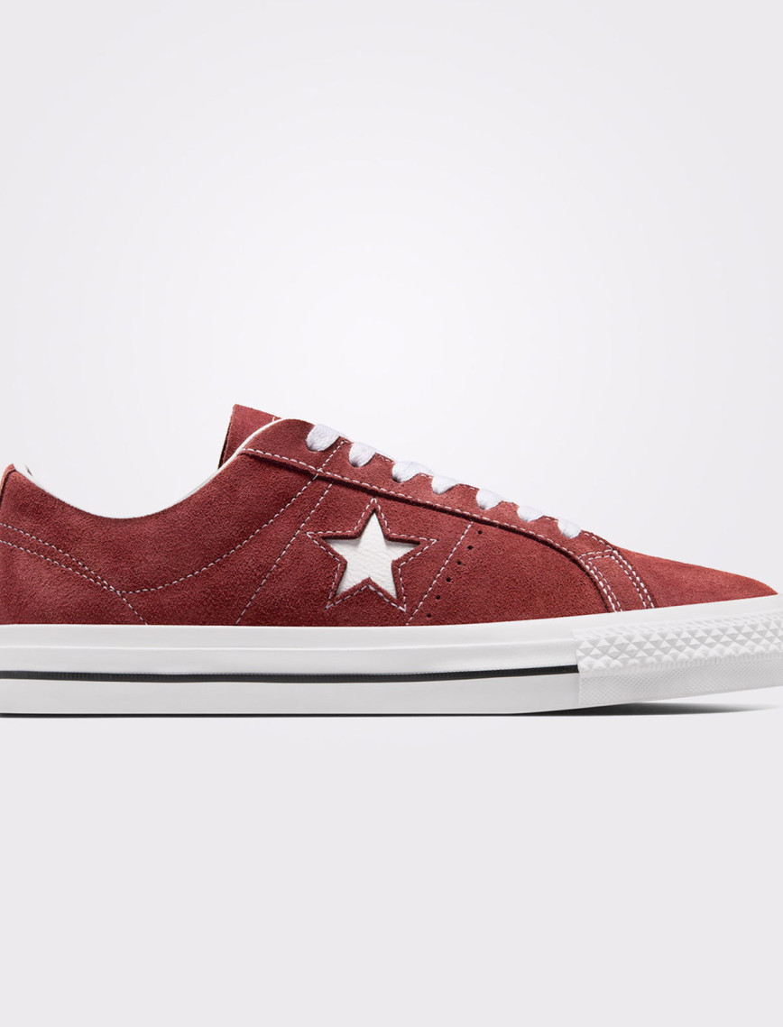Converse Cons One Star Pro Unisex Bordo Sneaker Converse Cons One Star Pro Unisex Bordo Sneaker