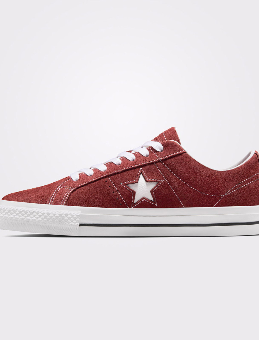 Converse Cons One Star Pro Unisex Bordo Sneaker Converse Cons One Star Pro Unisex Bordo Sneaker