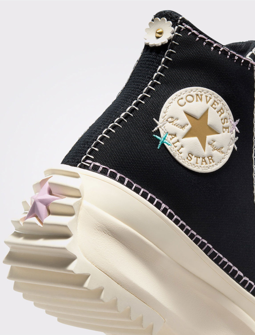 Converse Run Star Hike Unisex Siyah Platform Sneaker Converse Run Star Hike Unisex Siyah Platform Sneaker