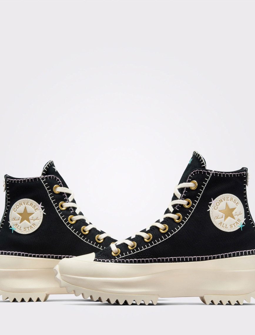 Converse Run Star Hike Unisex Siyah Platform Sneaker Converse Run Star Hike Unisex Siyah Platform Sneaker