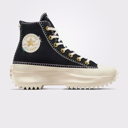 Converse Run Star Hike Unisex Siyah Platform Sneaker Converse Run Star Hike Unisex Siyah Platform Sneaker