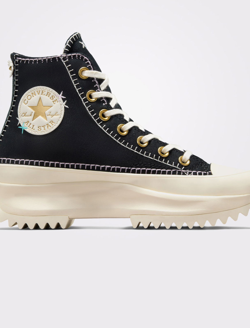 Converse Run Star Hike Unisex Siyah Platform Sneaker Converse Run Star Hike Unisex Siyah Platform Sneaker