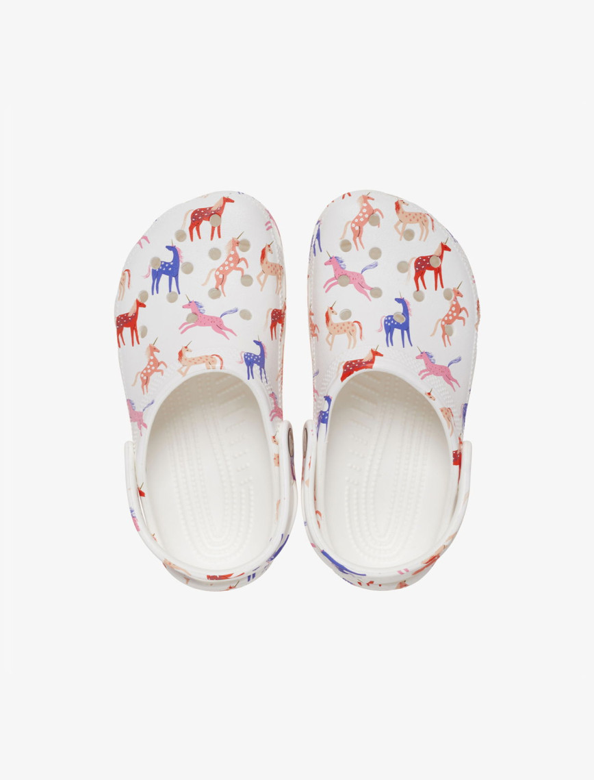 Crocs Classic Character Print K Çocuk Beyaz Terlik Crocs Classic Character Print K Çocuk Beyaz Terlik