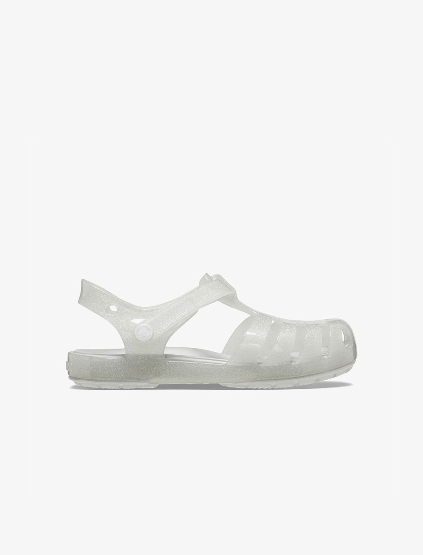 Crocs Isabella Glitter T Bebek Gri Sandalet Crocs Isabella Glitter T Bebek Gri Sandalet