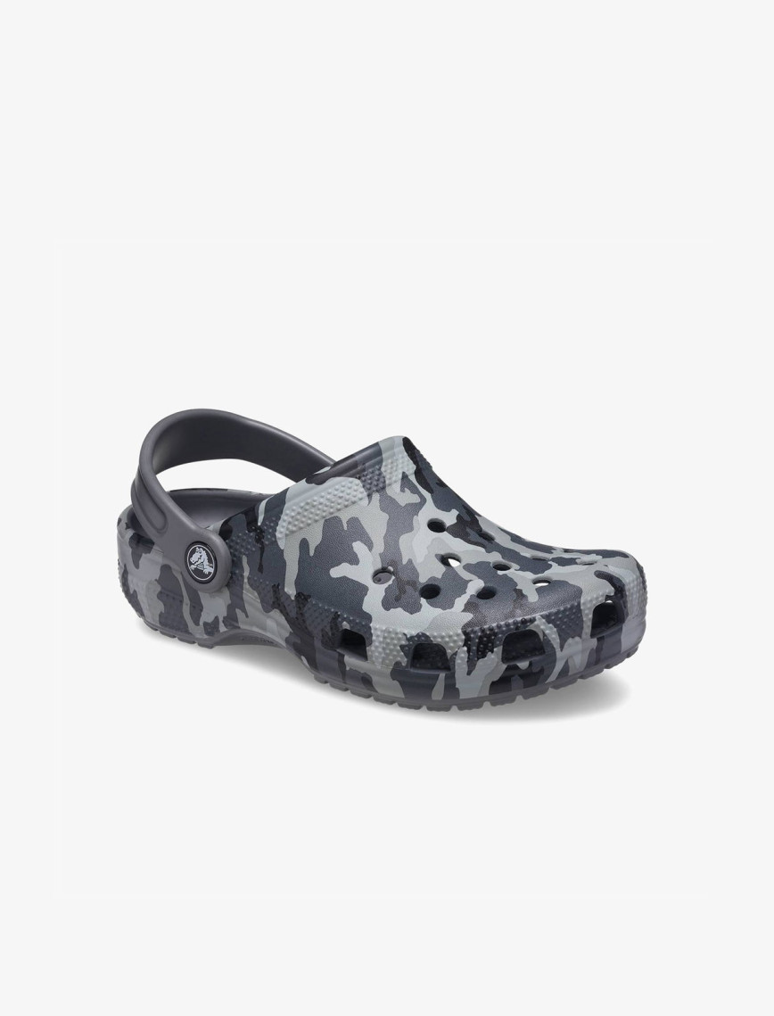 Crocs Classic Camo K Çocuk Siyah Terlik Crocs Classic Camo K Çocuk Siyah Terlik