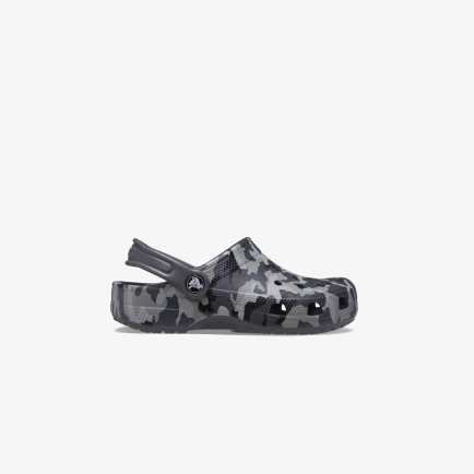 Crocs Classic Camo K Çocuk Siyah Terlik