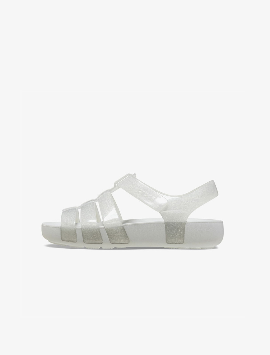 Crocs Isabella Glitter K Çocuk Gri Sandalet Crocs Isabella Glitter K Çocuk Gri Sandalet