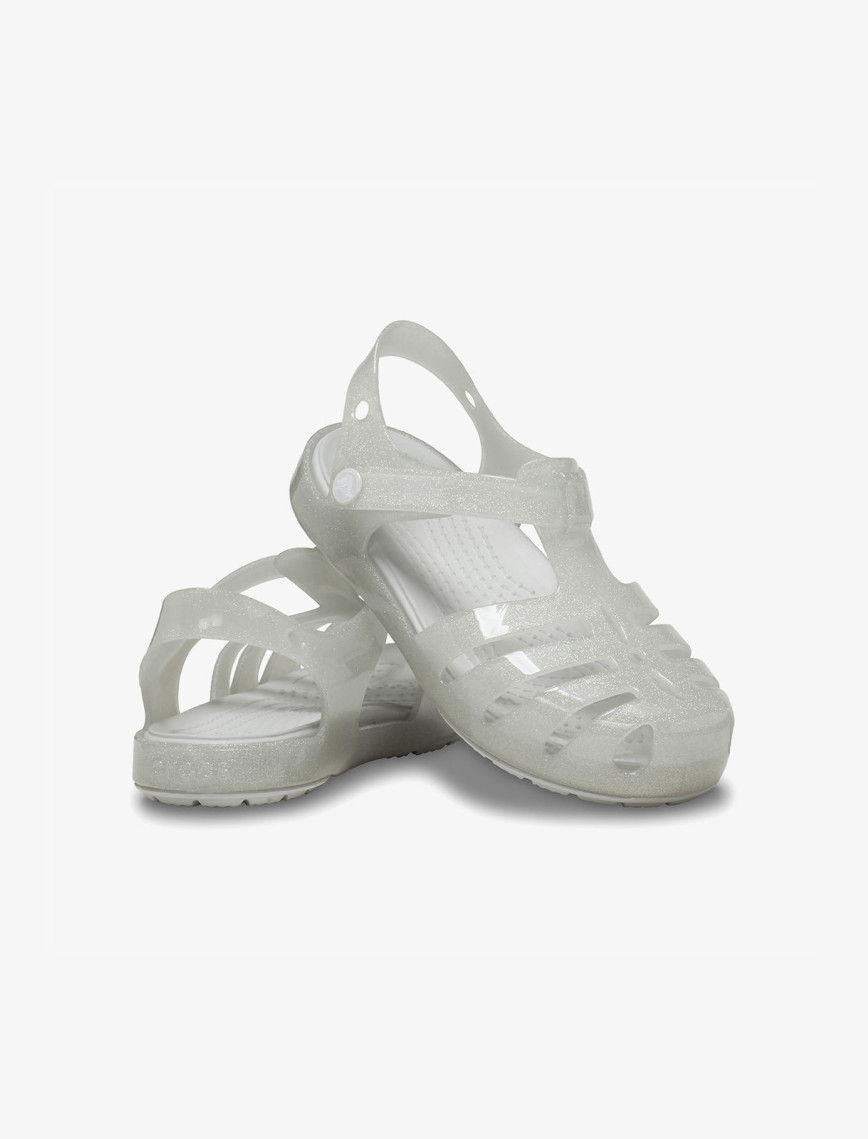 Crocs Isabella Glitter T Bebek Gri Sandalet Crocs Isabella Glitter T Bebek Gri Sandalet