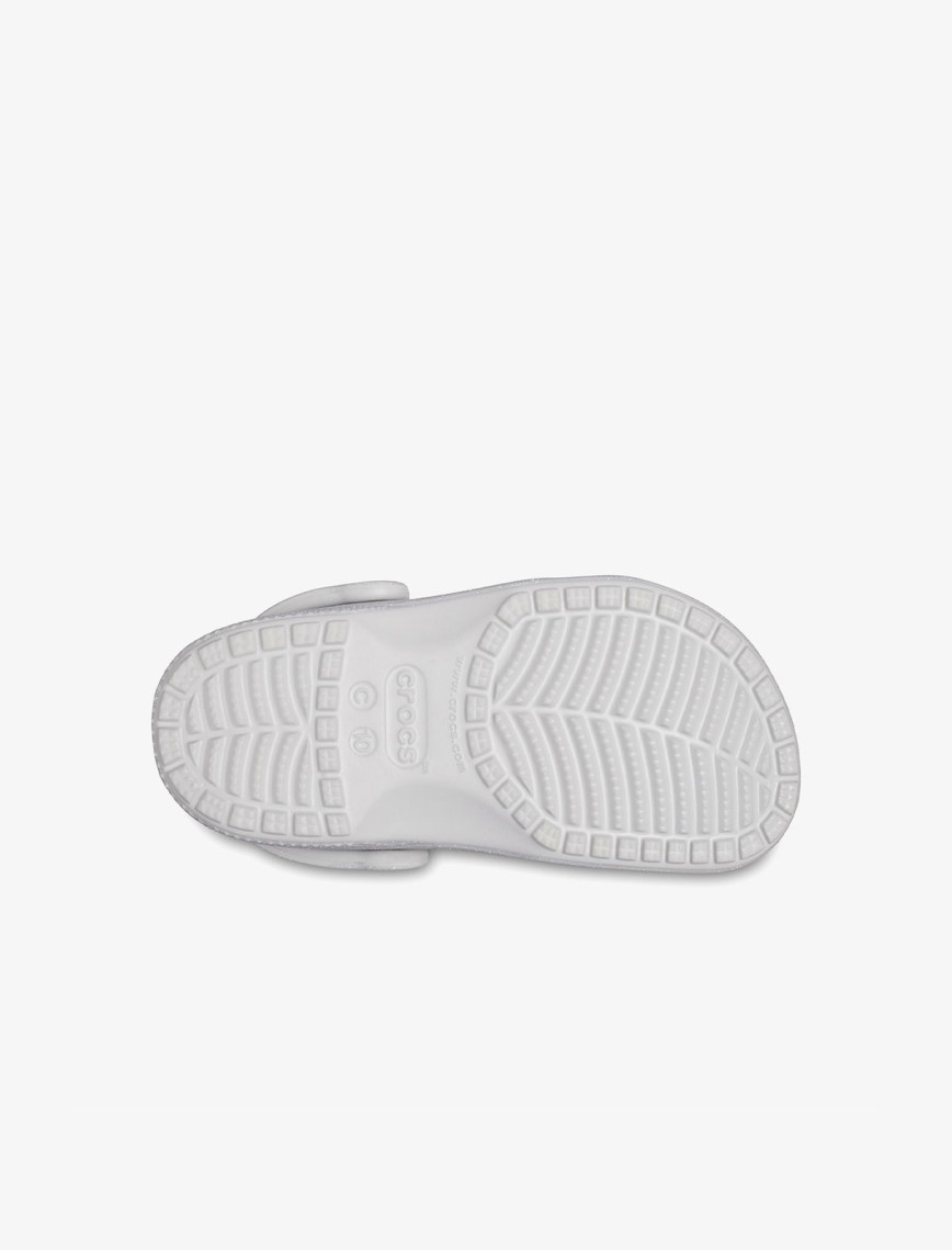 Crocs Classic Glitter T Bebek Gri Terlik Crocs Classic Glitter T Bebek Gri Terlik