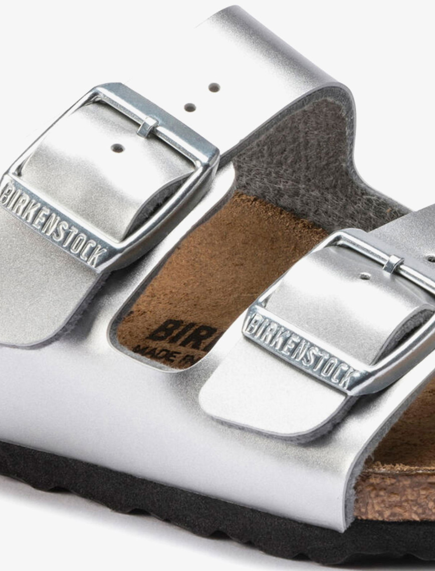 Birkenstock Arizona Bf Electric Metallic Çocuk Gri Terlik Birkenstock Arizona Bf Electric Metallic Çocuk Gri Terlik