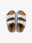 Birkenstock Arizona Bf Electric Metallic Çocuk Gri Terlik Birkenstock Arizona Bf Electric Metallic Çocuk Gri Terlik