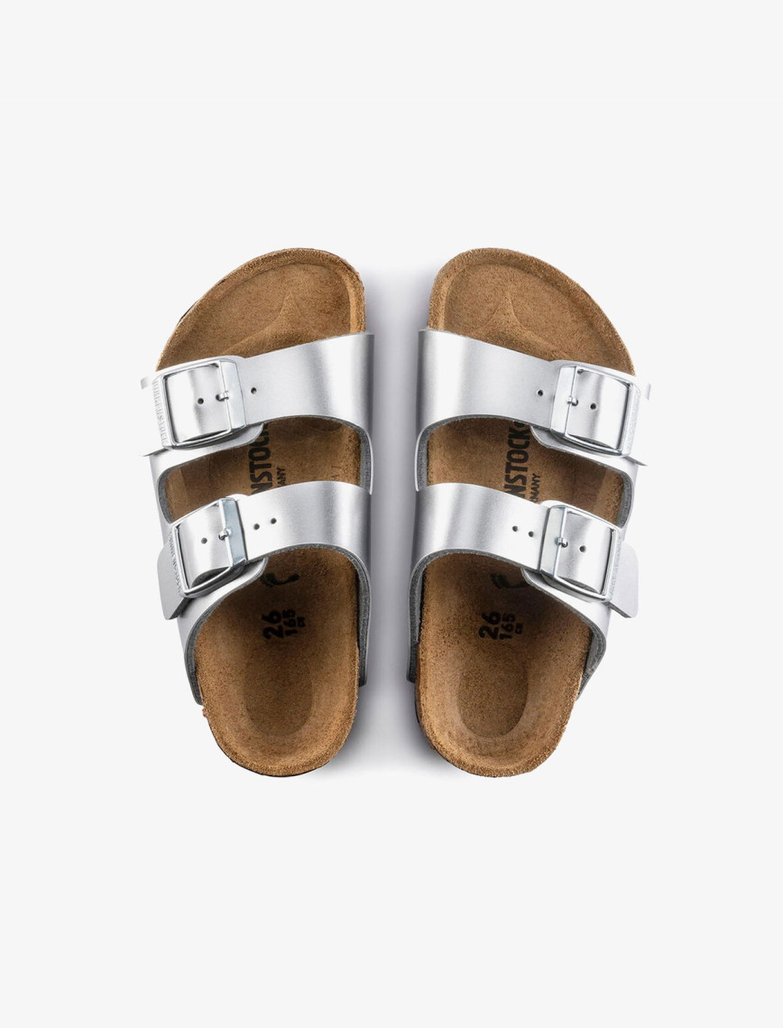 Birkenstock Arizona Bf Electric Metallic Çocuk Gri Terlik Birkenstock Arizona Bf Electric Metallic Çocuk Gri Terlik