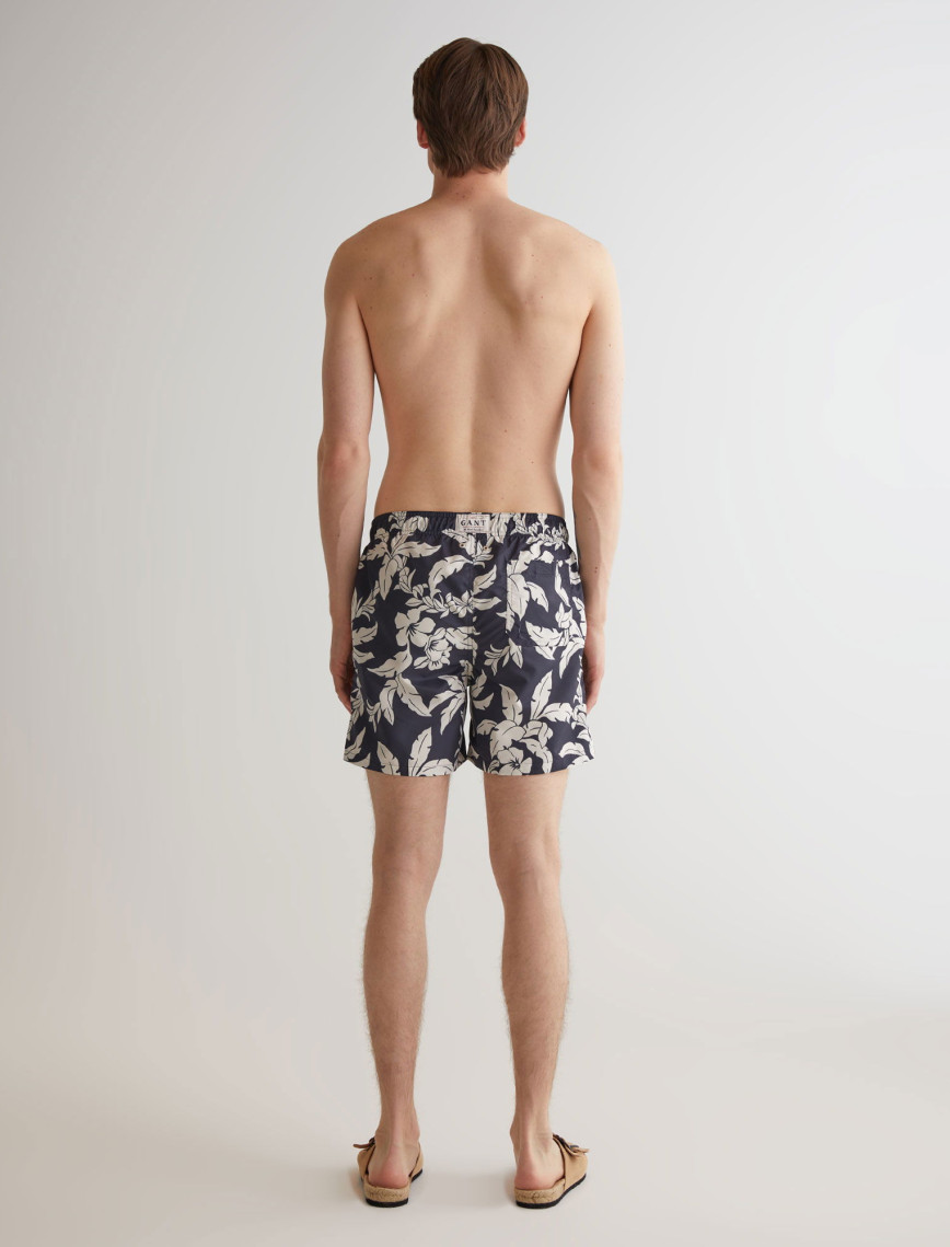GANT Erkek Lacivert Regular Fit Desenli Mayo Şort GANT Erkek Lacivert Regular Fit Desenli Mayo Şort