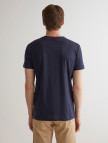 GANT Erkek Lacivert Slim Fit Bisiklet Yaka T-shirt GANT Erkek Lacivert Slim Fit Bisiklet Yaka T-shirt