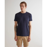GANT Erkek Lacivert Slim Fit Bisiklet Yaka T-shirt GANT Erkek Lacivert Slim Fit Bisiklet Yaka T-shirt
