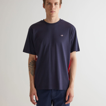 GANT Erkek Lacivert Regular Fit Bisiklet Yaka T-shirt GANT Erkek Lacivert Regular Fit Bisiklet Yaka T-shirt