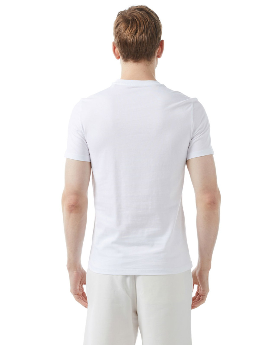 Guess Mid Organic Stream Jersey 180 Erkek Beyaz T-Shirt Guess Mid Organic Stream Jersey 180 Erkek Beyaz T-Shirt