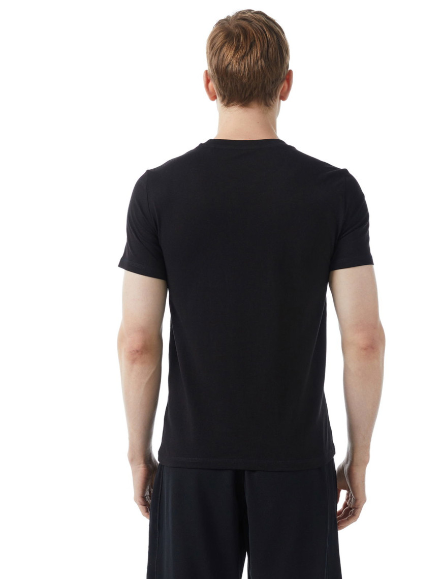 Guess Mid Organic Stream Jersey 180 Erkek Siyah T-Shirt Guess Mid Organic Stream Jersey 180 Erkek Siyah T-Shirt