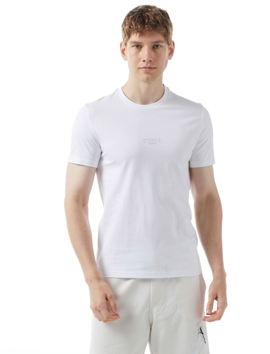Guess Mid Organic Stream Jersey 180 Erkek Siyah T-Shirt Guess Mid Organic Stream Jersey 180 Erkek Siyah T-Shirt