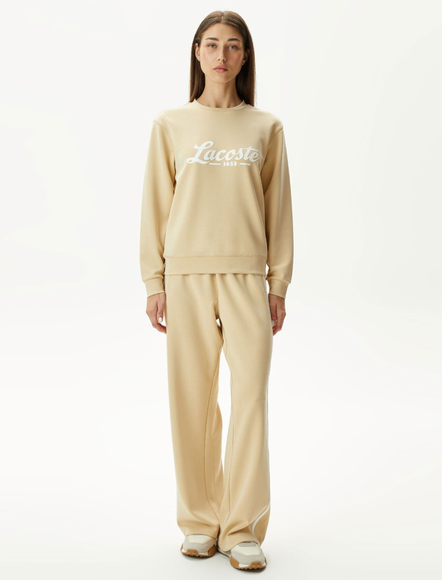 Lacoste Classic Kadın Bej Eşofman Üstü Lacoste Classic Kadın Bej Eşofman Üstü