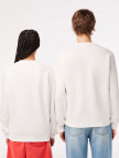 Lacoste Classic Unisex Beyaz Sweatshirt Lacoste Classic Unisex Beyaz Sweatshirt