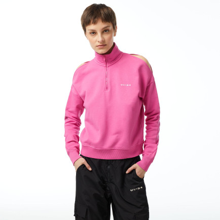 UNITED4 Essentials Kadın Pembe Eşofman Üstü UNITED4 Essentials Kadın Pembe Eşofman Üstü