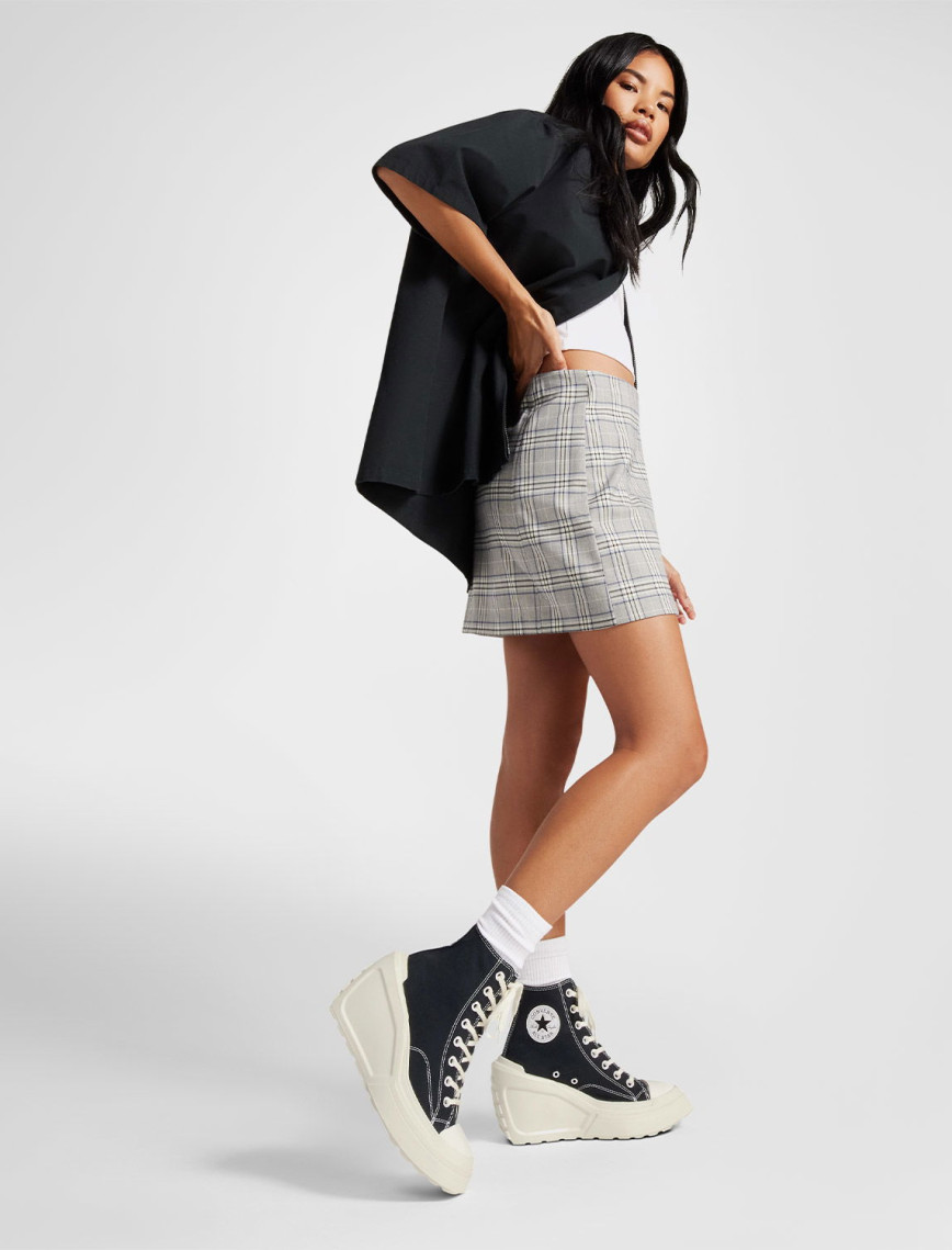 Converse Chuck 70 De Luxe Wedge Unisex Siyah Sneaker Converse Chuck 70 De Luxe Wedge Unisex Siyah Sneaker