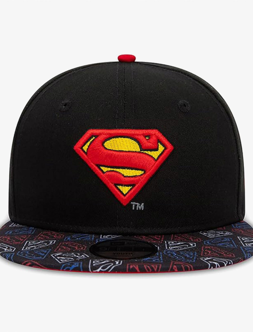 New Era Chyt Super Aop 9Fifty Supman Çocuk Siyah Şapka New Era Chyt Super Aop 9Fifty Supman Çocuk Siyah Şapka