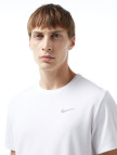 Nike Dri-Fit Miler Erkek Beyaz T-Shirt Nike Dri-Fit Miler Erkek Beyaz T-Shirt
