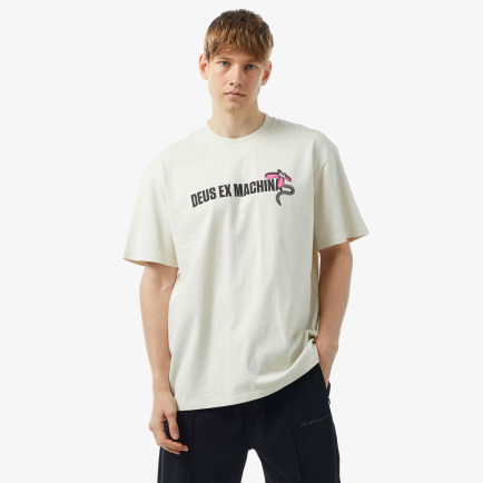 Deus Ex Machina Surf Shop Erkek Beyaz T-Shirt Deus Ex Machina Surf Shop Erkek Beyaz T-Shirt