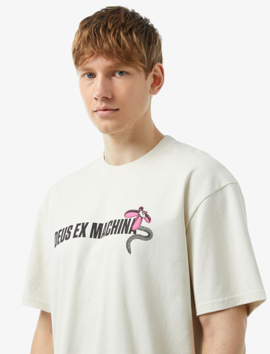 Deus Ex Machina Surf Shop Erkek Beyaz T-Shirt Deus Ex Machina Surf Shop Erkek Beyaz T-Shirt