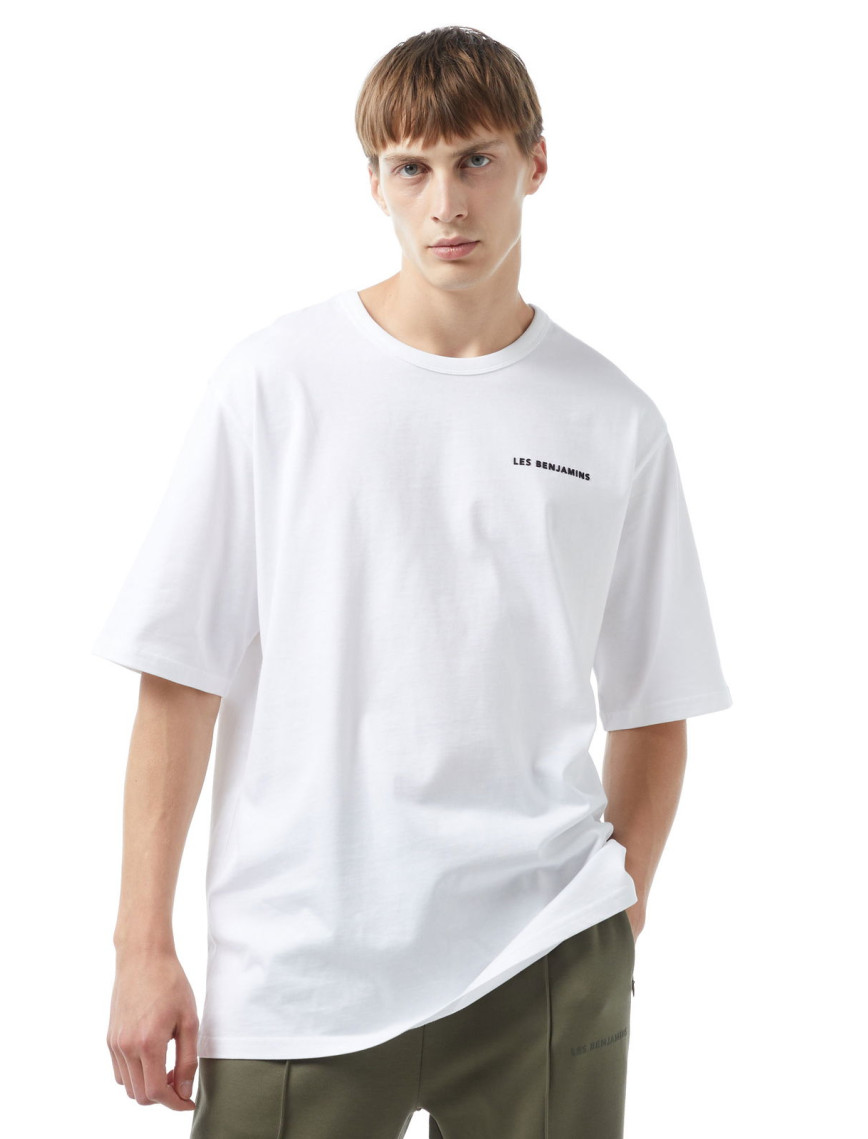 Les Benjamins 409 Erkek Beyaz T-Shirt Les Benjamins 409 Erkek Beyaz T-Shirt
