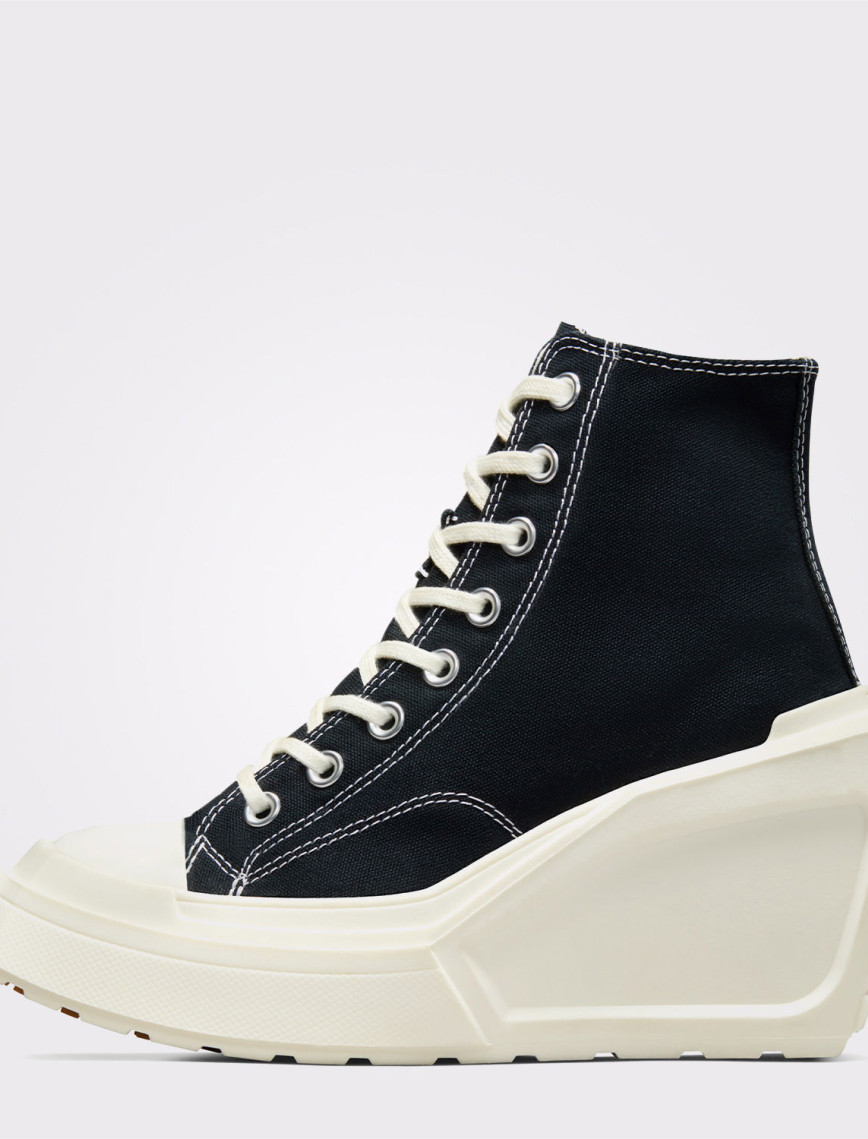Converse Chuck 70 De Luxe Wedge Unisex Siyah Sneaker Converse Chuck 70 De Luxe Wedge Unisex Siyah Sneaker